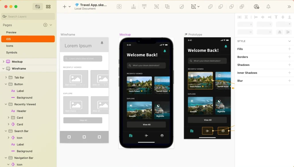 اهمیت وایرفریم، ماکاپ و پروتوتایپ